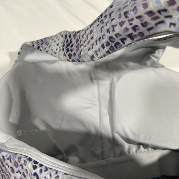 NWT Zella [ Medium ] Live‎ In Racerback Bra in Blue Celestial Serpent Print - Picture 12 of 12